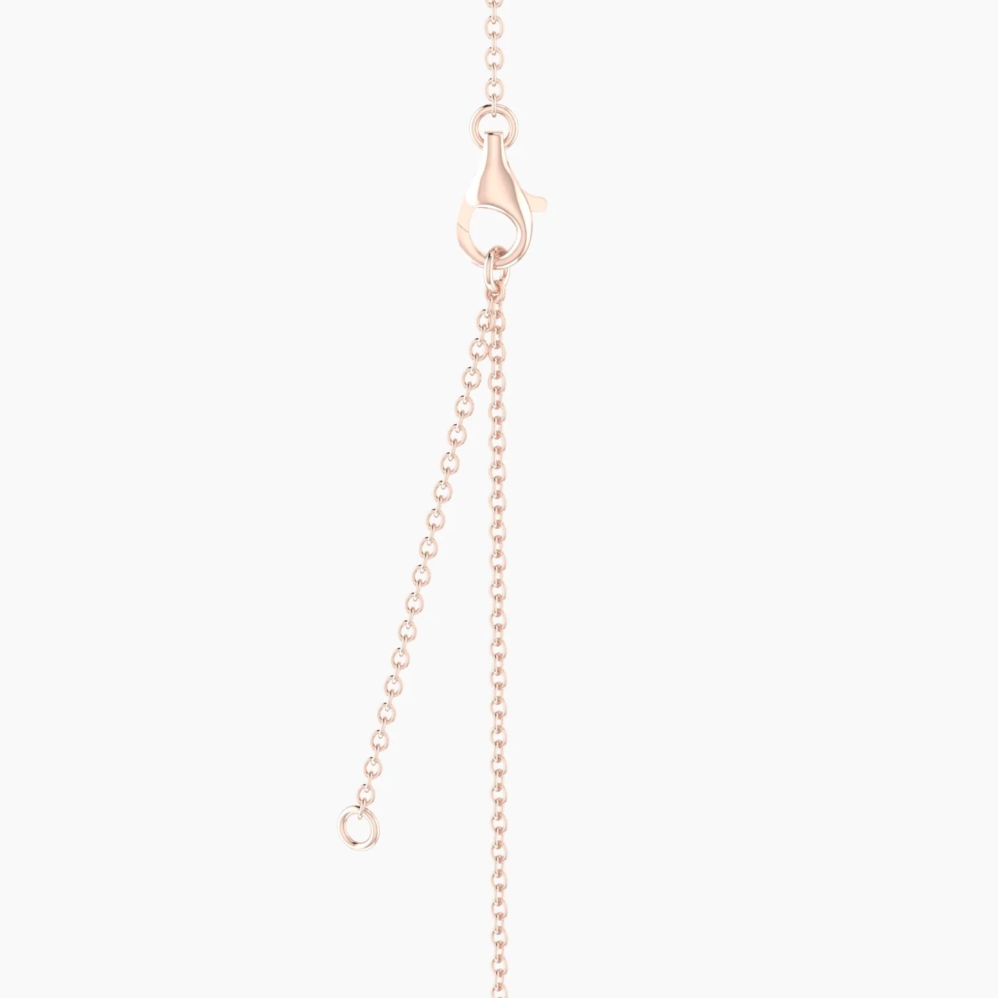 Glow | 18k Rose Gold 5.2 mm Round Diamond Pendant