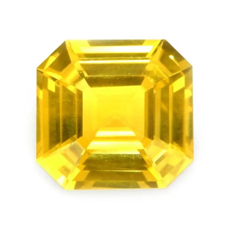 Asscher Cut Natural Citrine