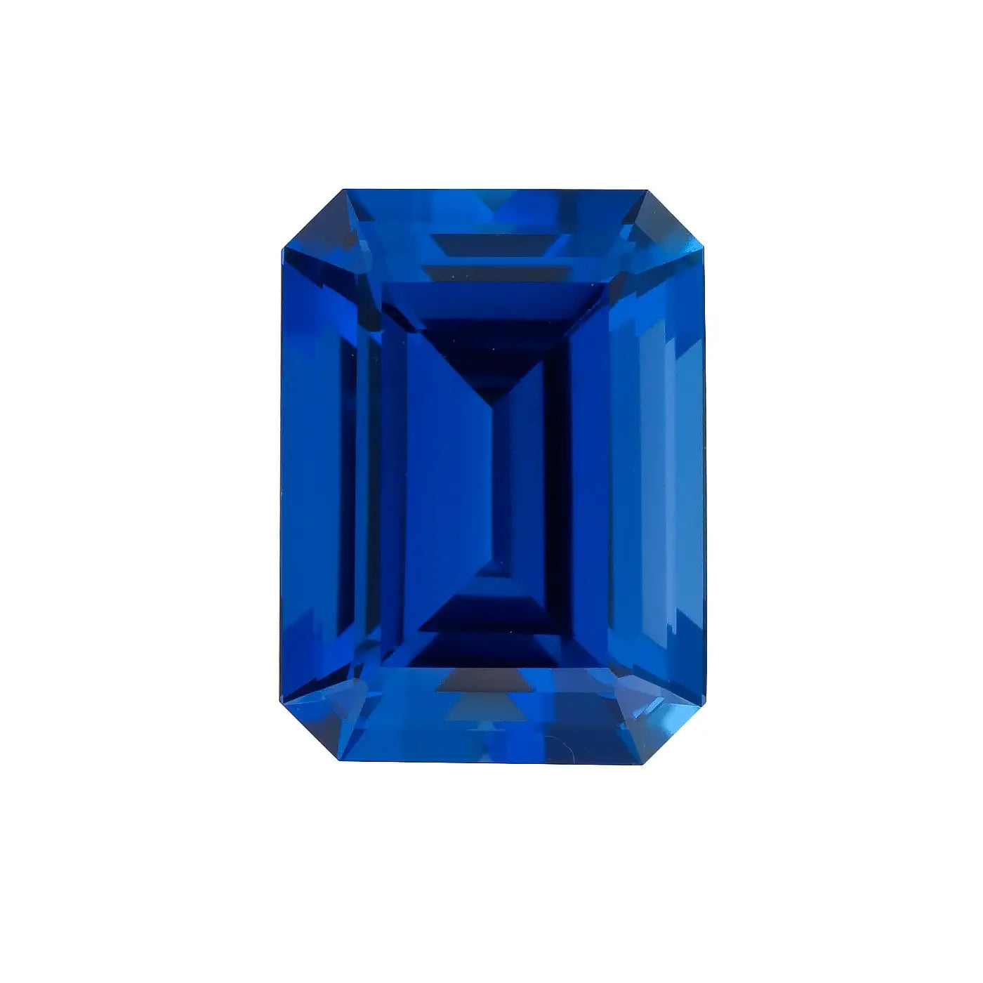 Blue Sapphire Emerald Cut