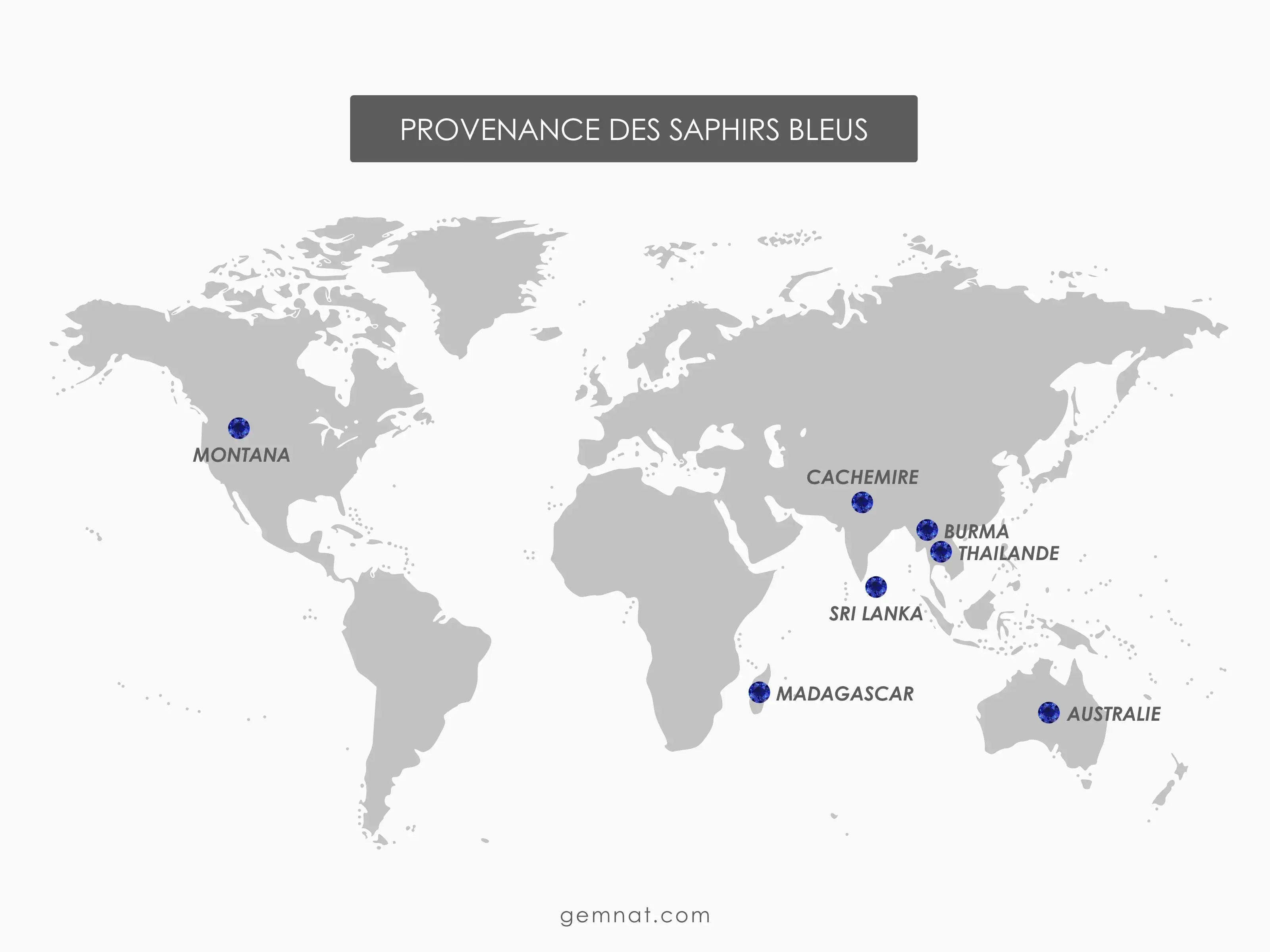 Carte Origines Saphirs Naturels