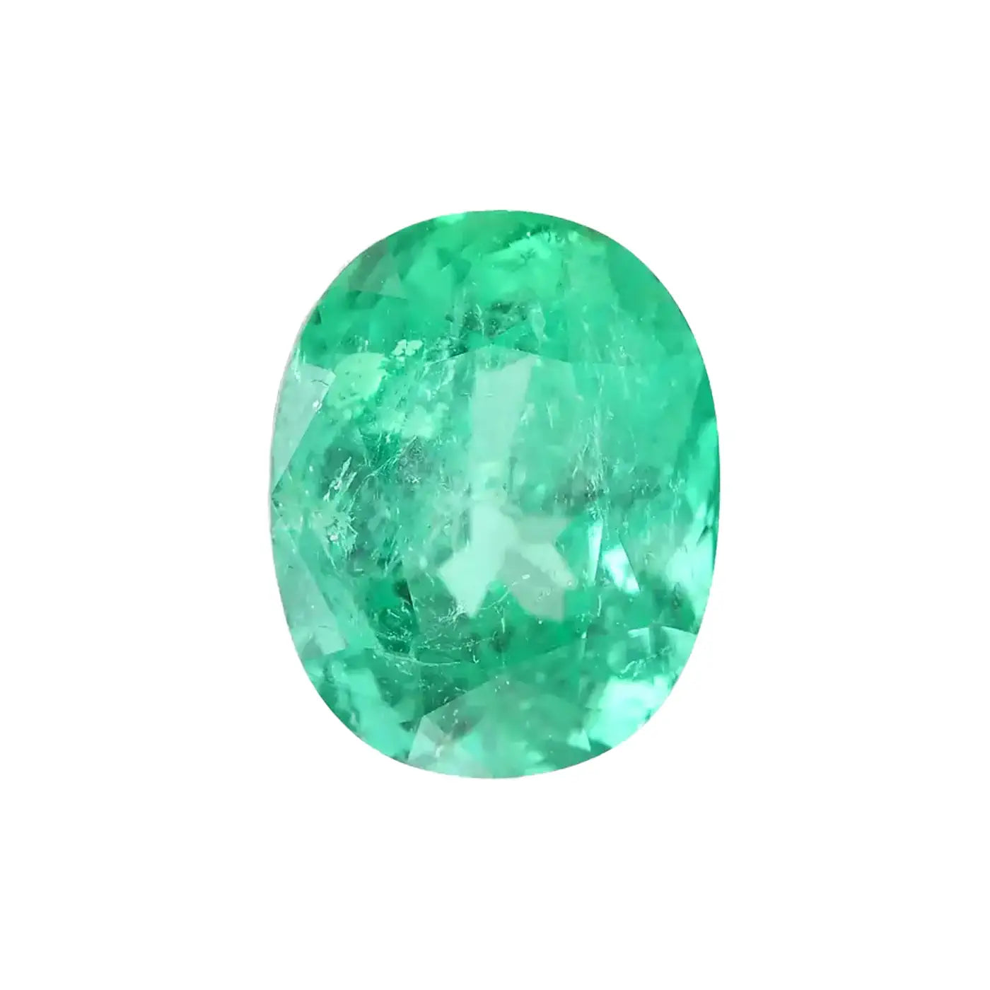 Color of light green emerald