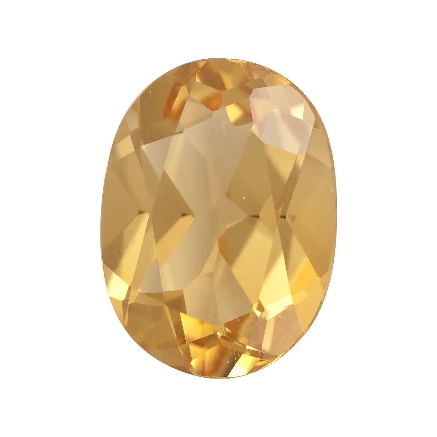 Natural Citrine Oval Light Golden