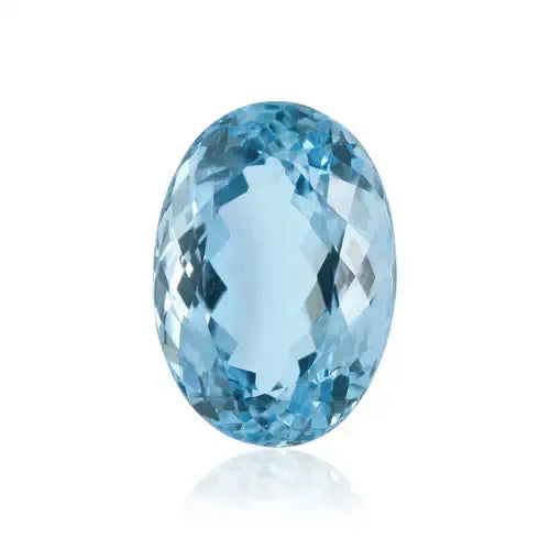 Oval Cut Natural Aquamarine