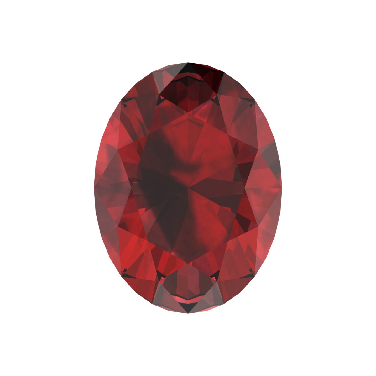 Oval Shape Natural Garnet