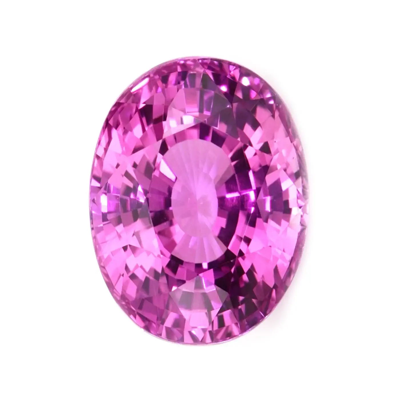 Oval Shape Natural Pink Sapphire