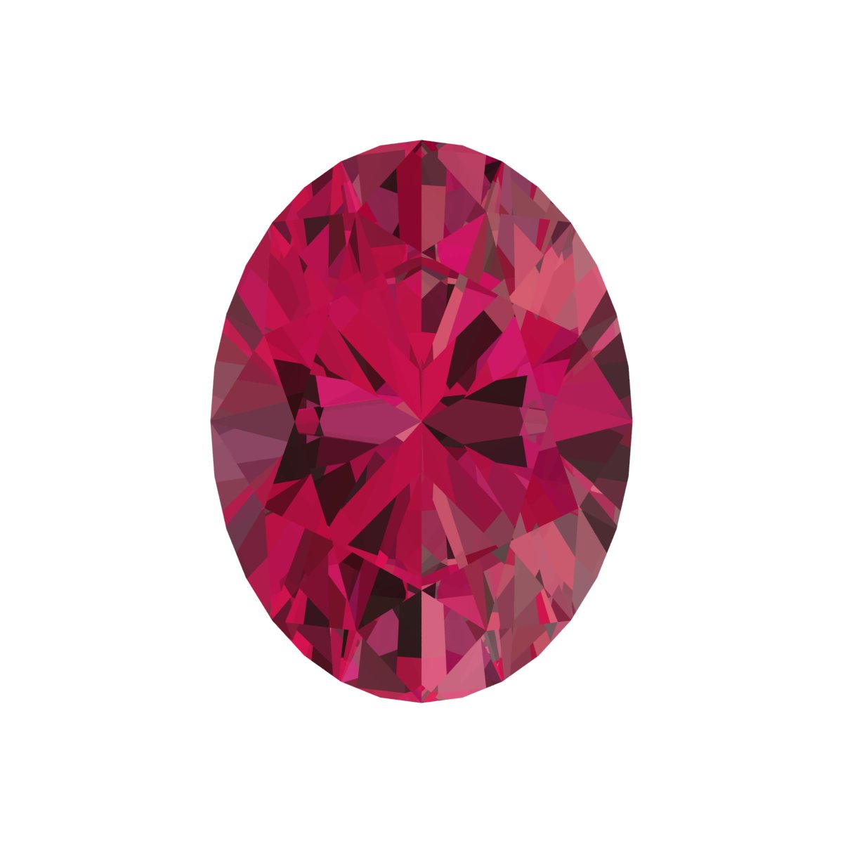 Oval Shape Rubellite