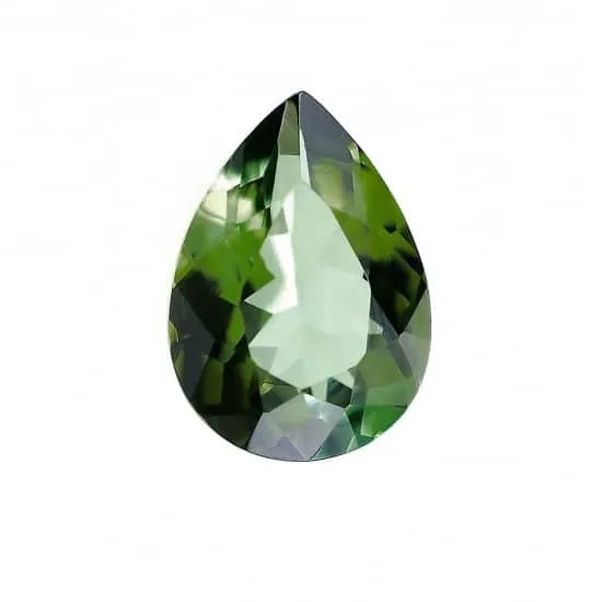 Pear Shape Natural Green Tourmaline