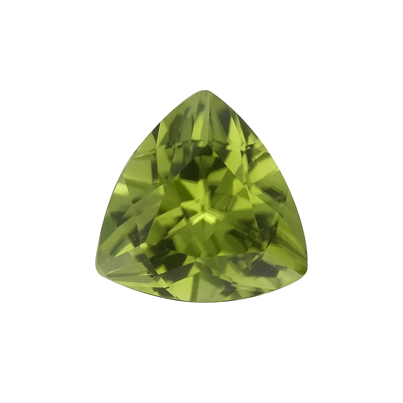 Peridot Trillion Cut