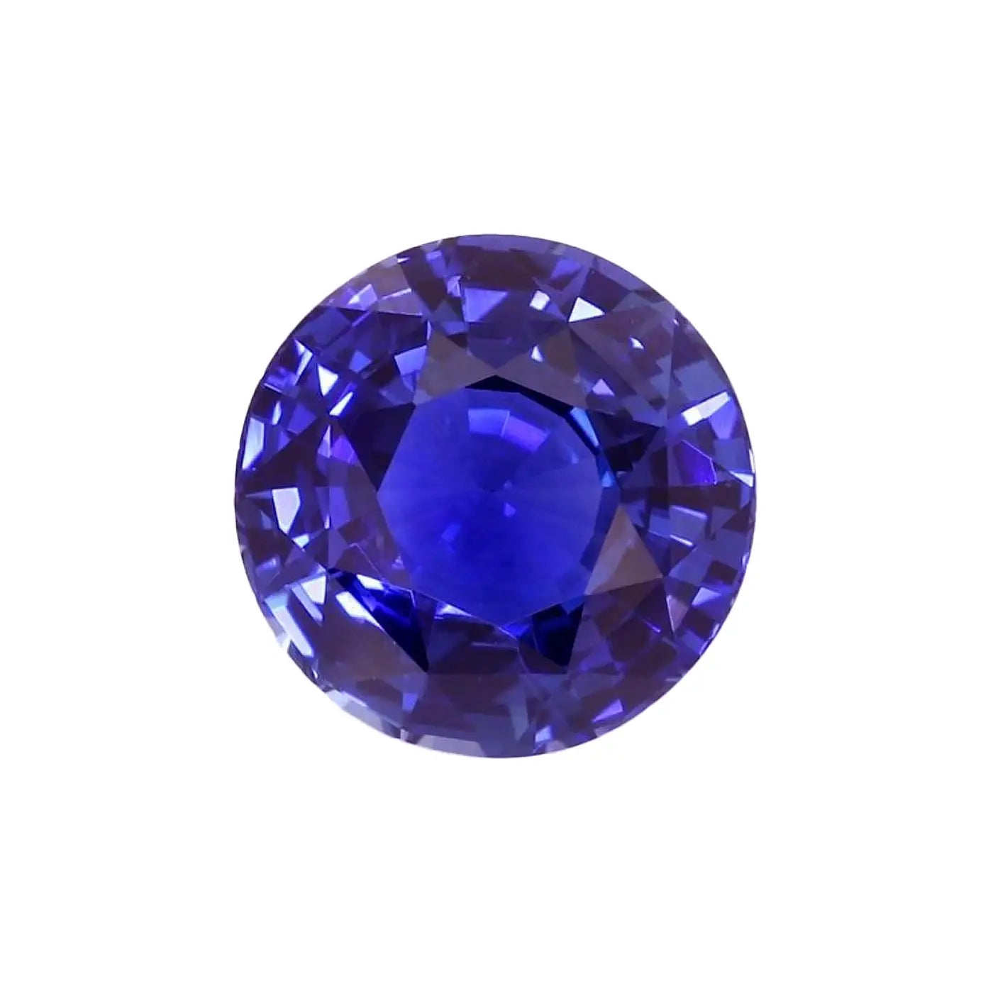 Color of purplish blue sapphire
