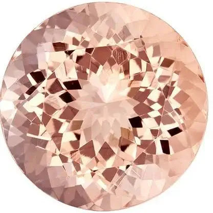 Round Shape Natural Morganite