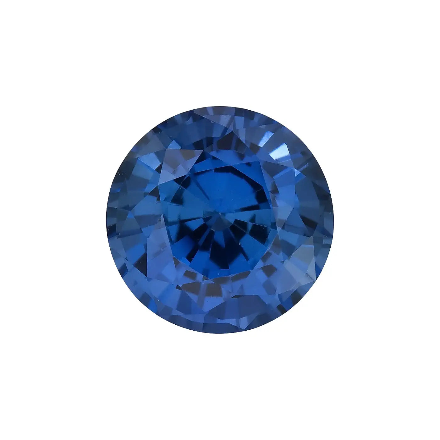 Saphir Bleu Forme Ronde