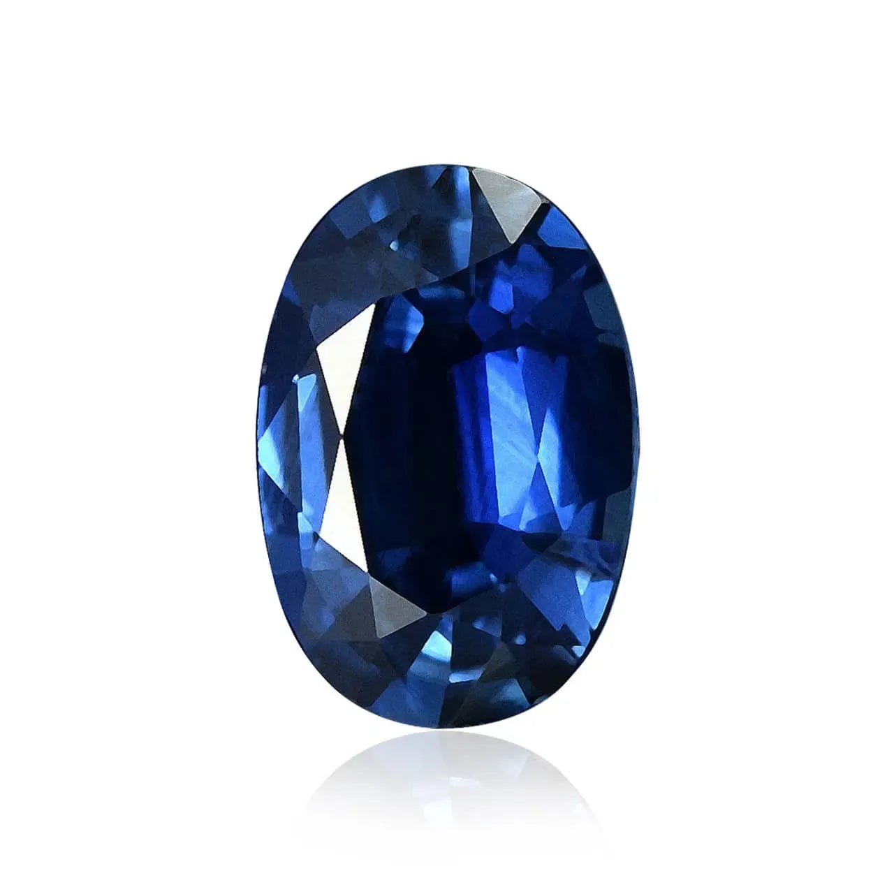 Saphir Bleu Naturel Forme Ovale