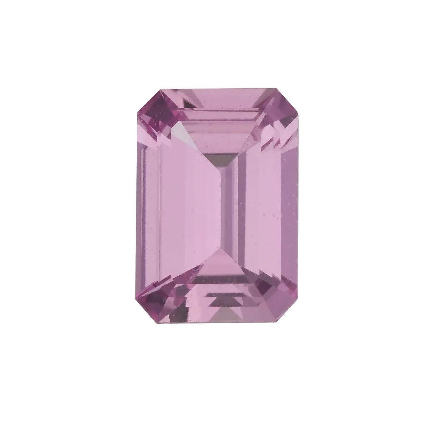 Saphir Rose Taille Emeraude