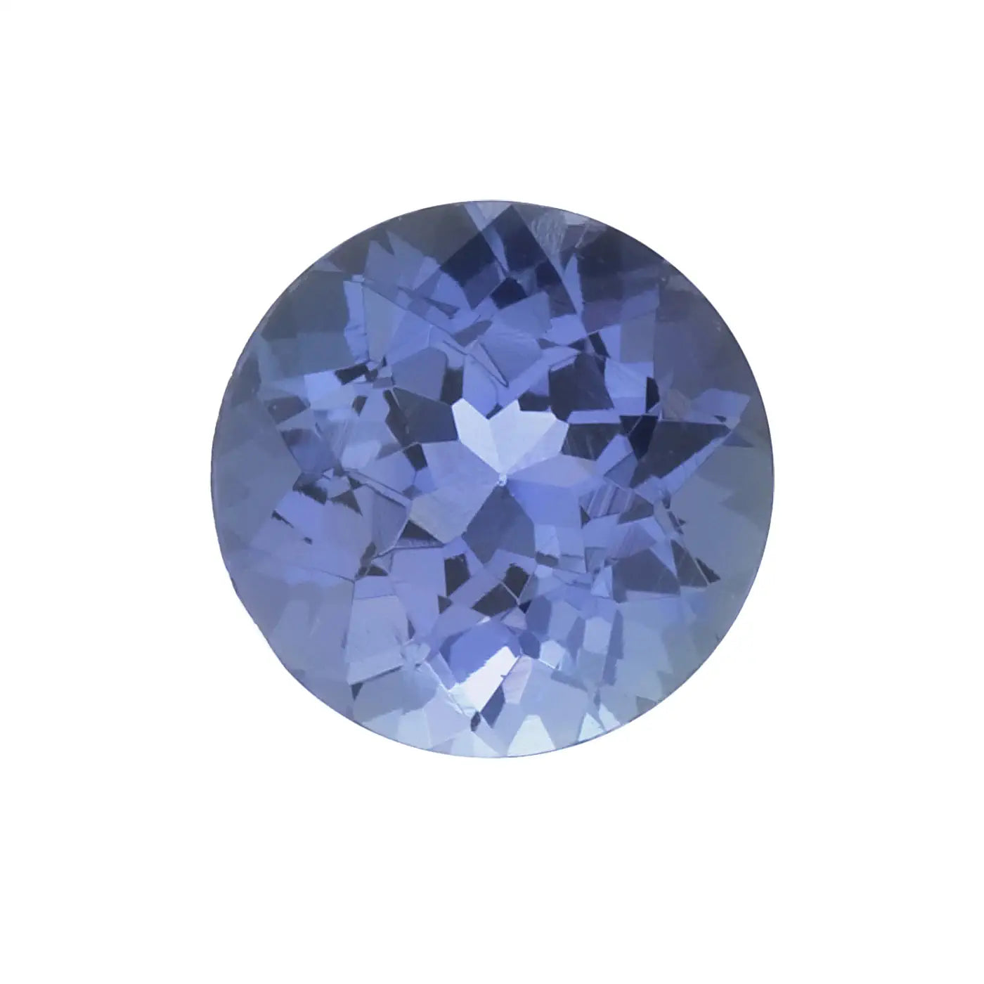 Tanzanite bleu clair forme ronde