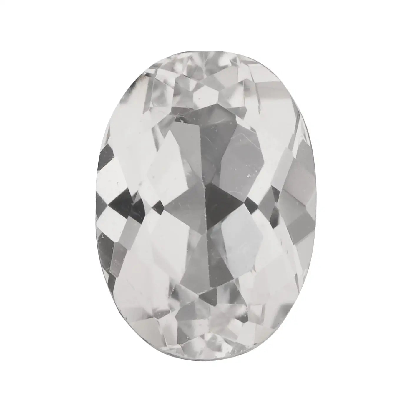 Topaze Blanche Forme Ovale