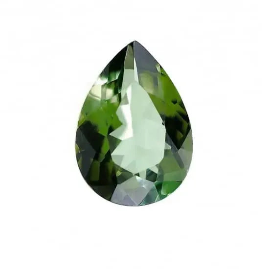 Tourmaline Verte Naturelle Forme Poire