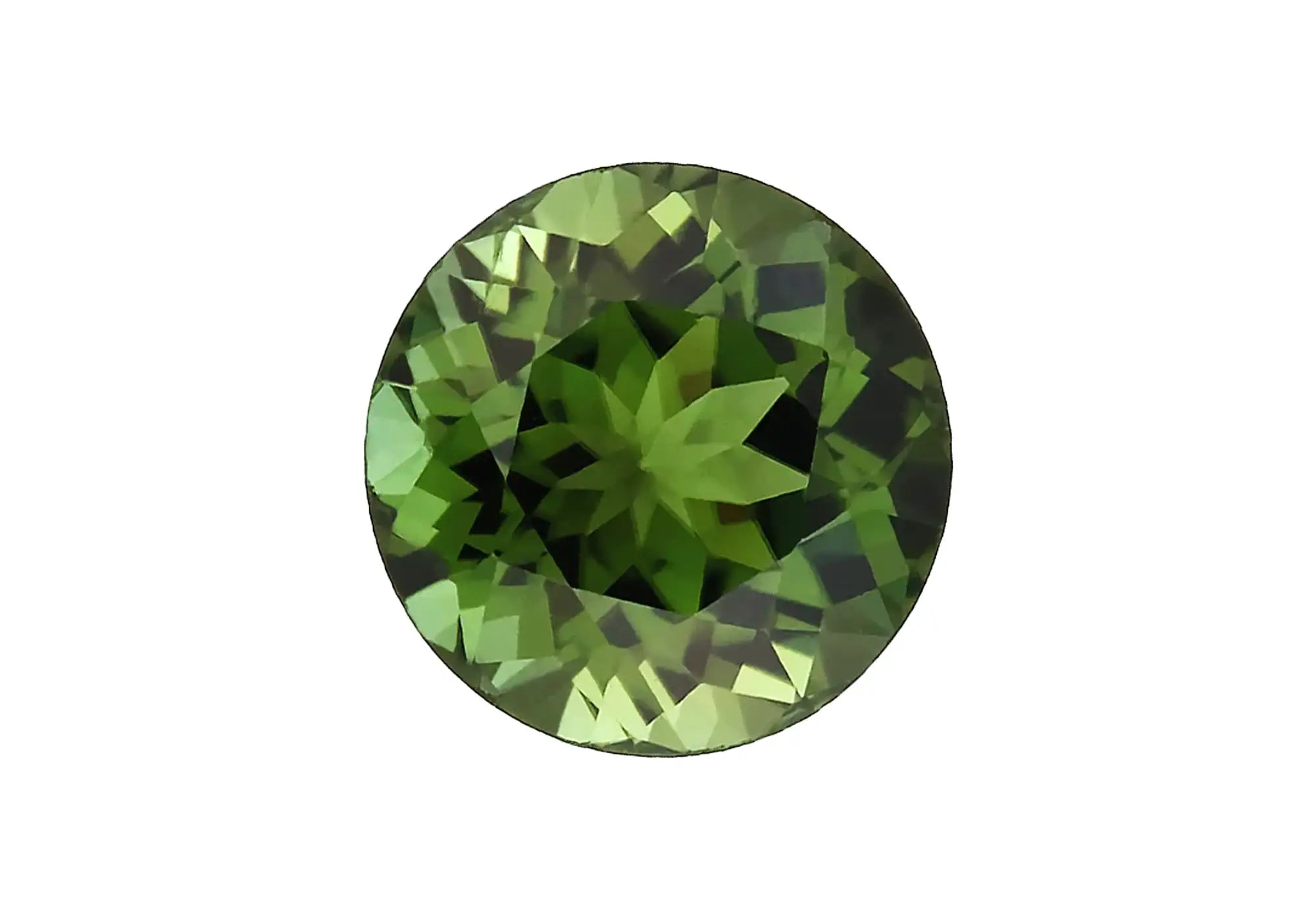 Tourmaline verte naturelle pierre de naissance du mois d'Octobre - Gemnat