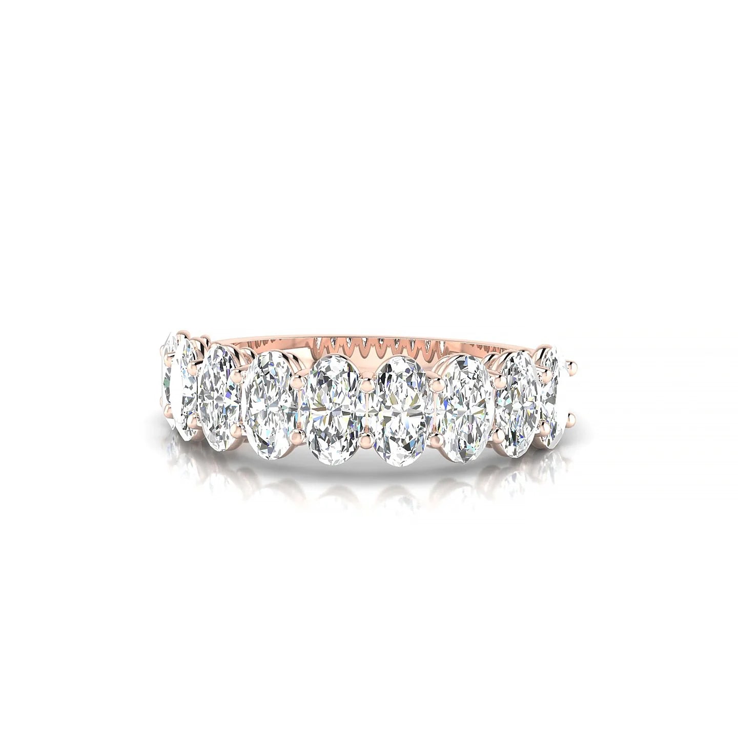 Affection | 18k Rose Gold 5 x 3 mm Oval Diamond Ring