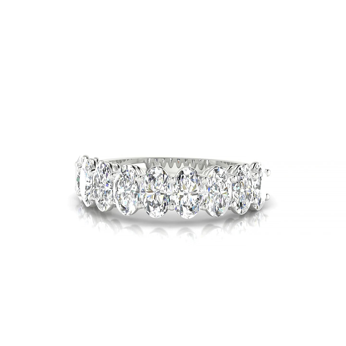 Affection | 18k White Gold 5 x 3 mm Oval Diamond Ring