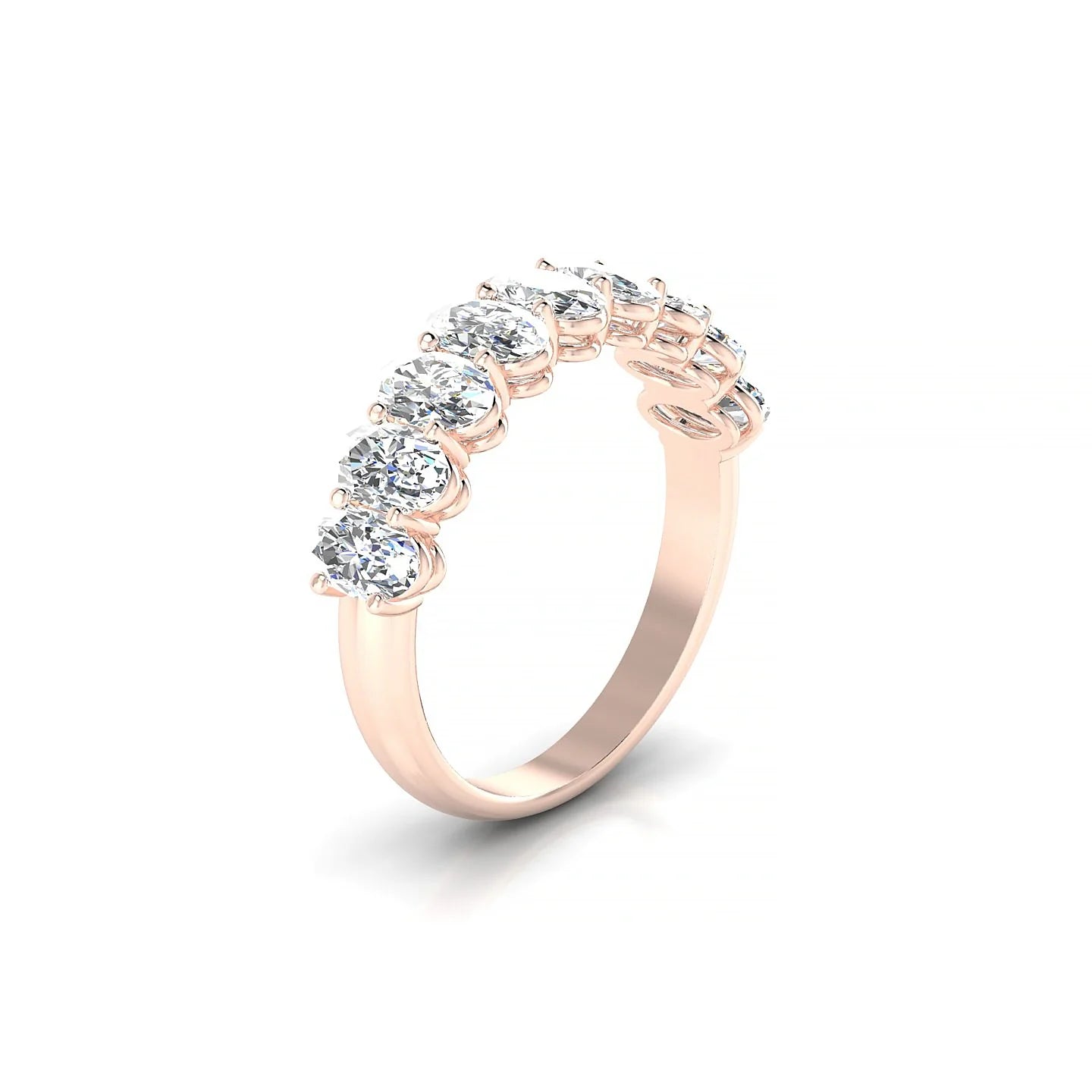 Affection | 18k Rose Gold 5 x 3 mm Oval Diamond Ring