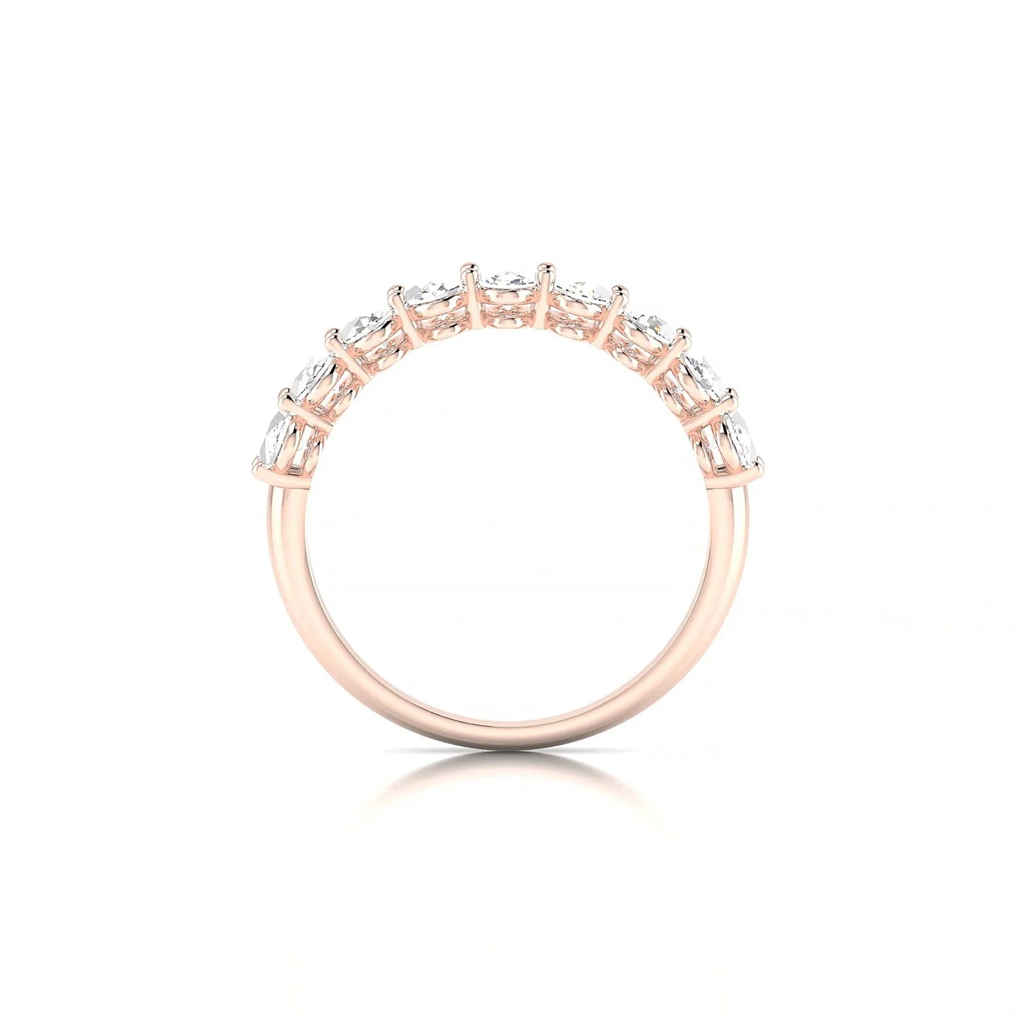Affection | 18k Rose Gold 5 x 3 mm Oval Diamond Ring