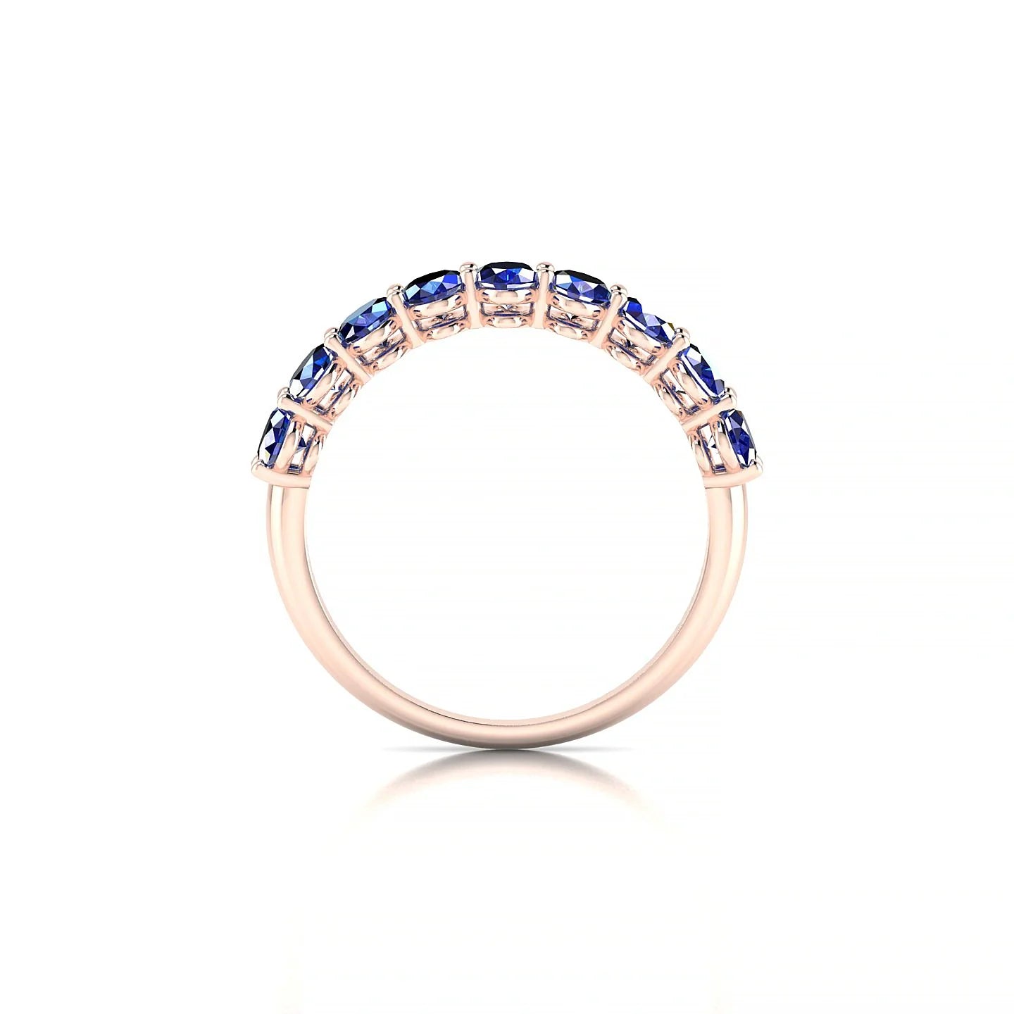 Affection | 18k Rose Gold 5 x 3 mm Oval Sapphire Ring