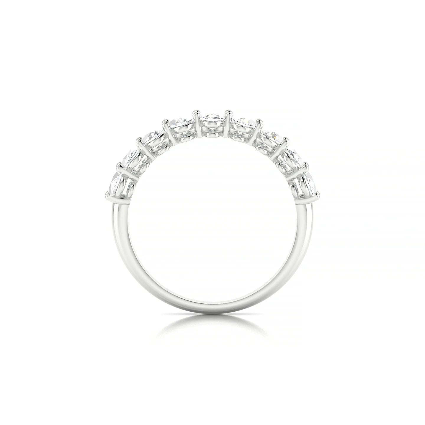 Affection | 18k White Gold 5 x 3 mm Oval Diamond Ring
