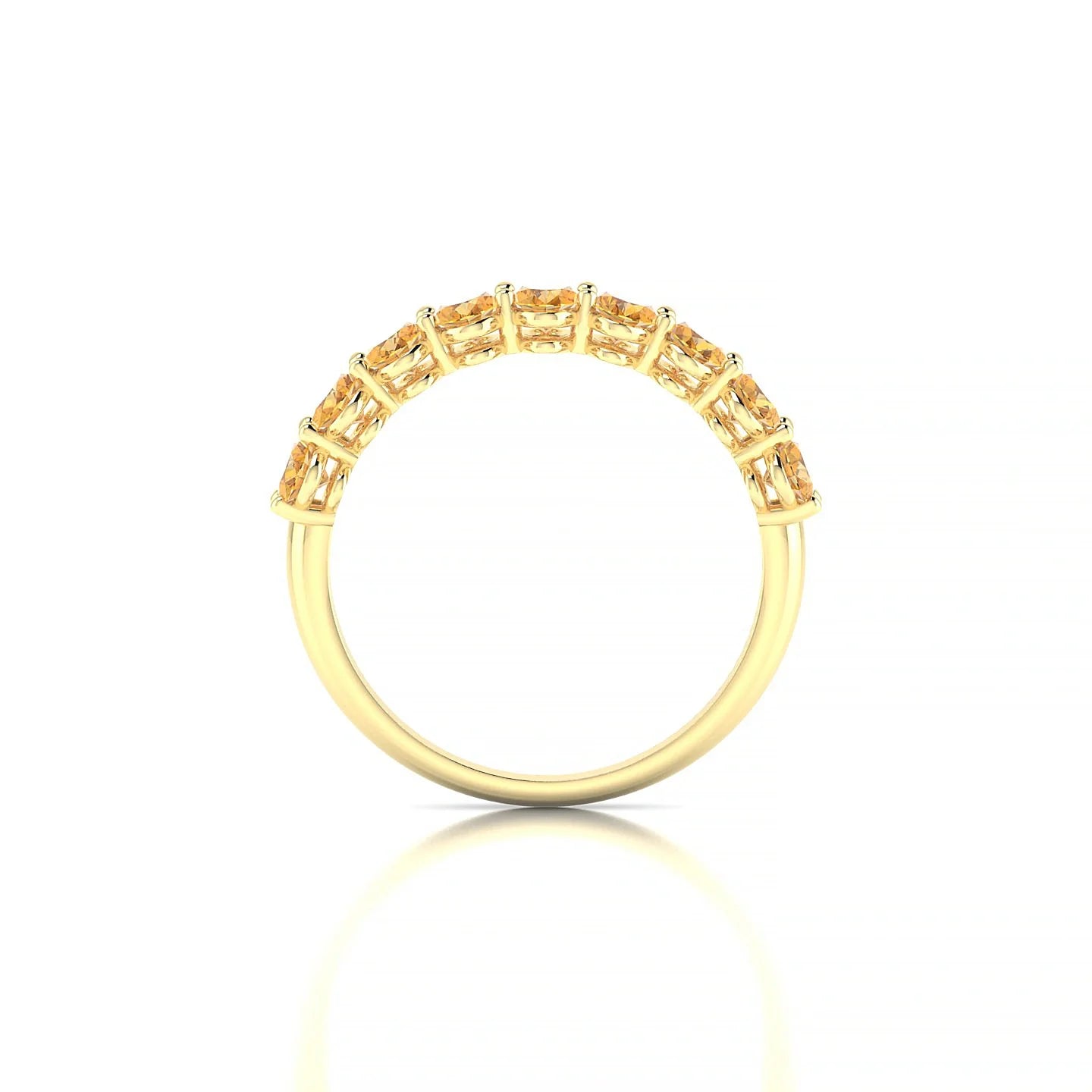 Affection | 18k Yellow Gold 5 x 3 mm Oval Citrine Ring