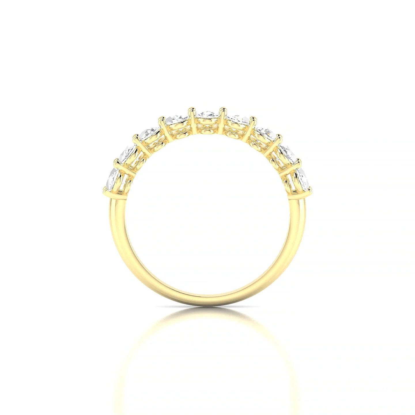 Affection | 18k Yellow Gold 5 x 3 mm Oval Diamond Ring