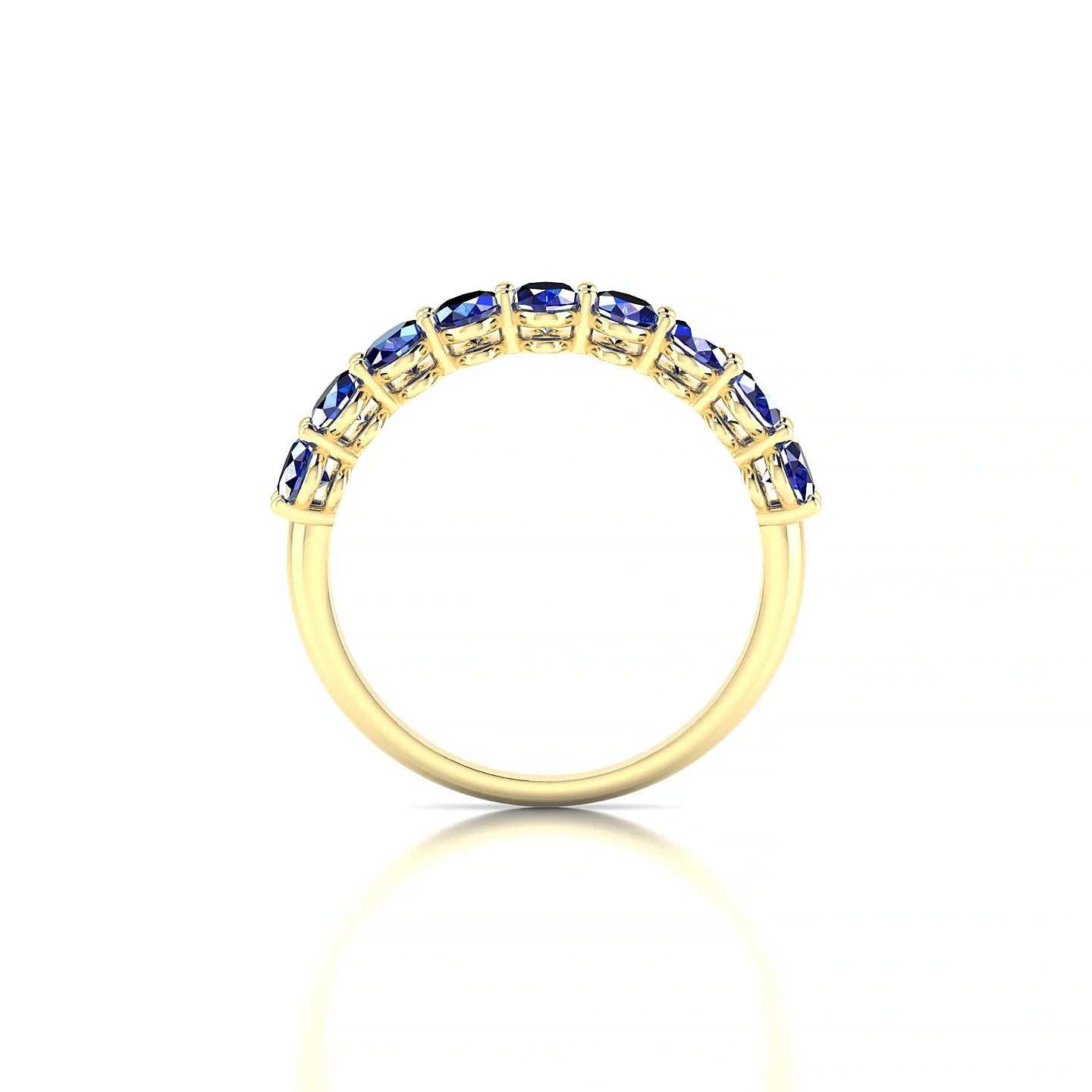 Affection | 18k Yellow Gold 5 x 3 mm Oval Sapphire Ring