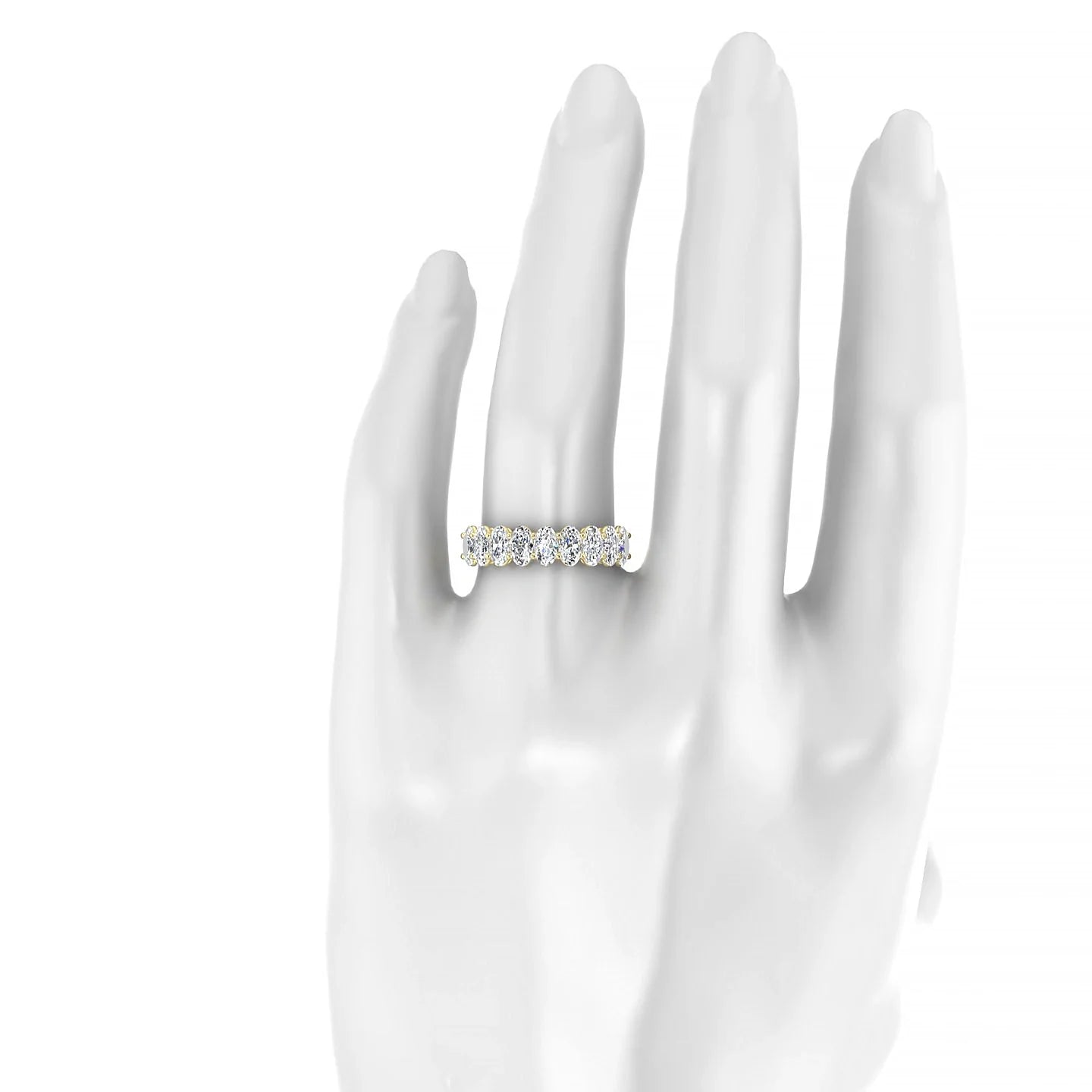 Affection | 18k Yellow Gold 5 x 3 mm Oval Diamond Ring