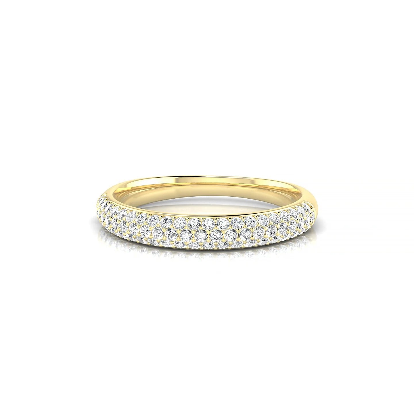 Dawn | 18k Yellow Gold 1.1 mm Round Diamond Ring