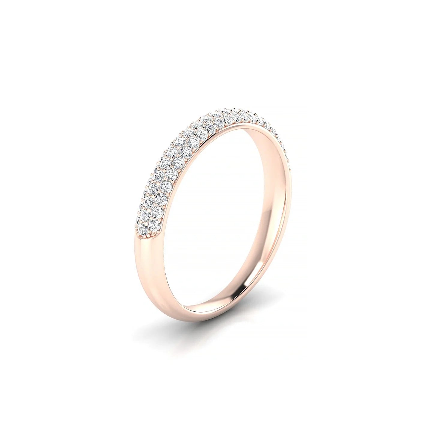 Dawn | 18k Rose Gold 1.1 mm Round Diamond Ring