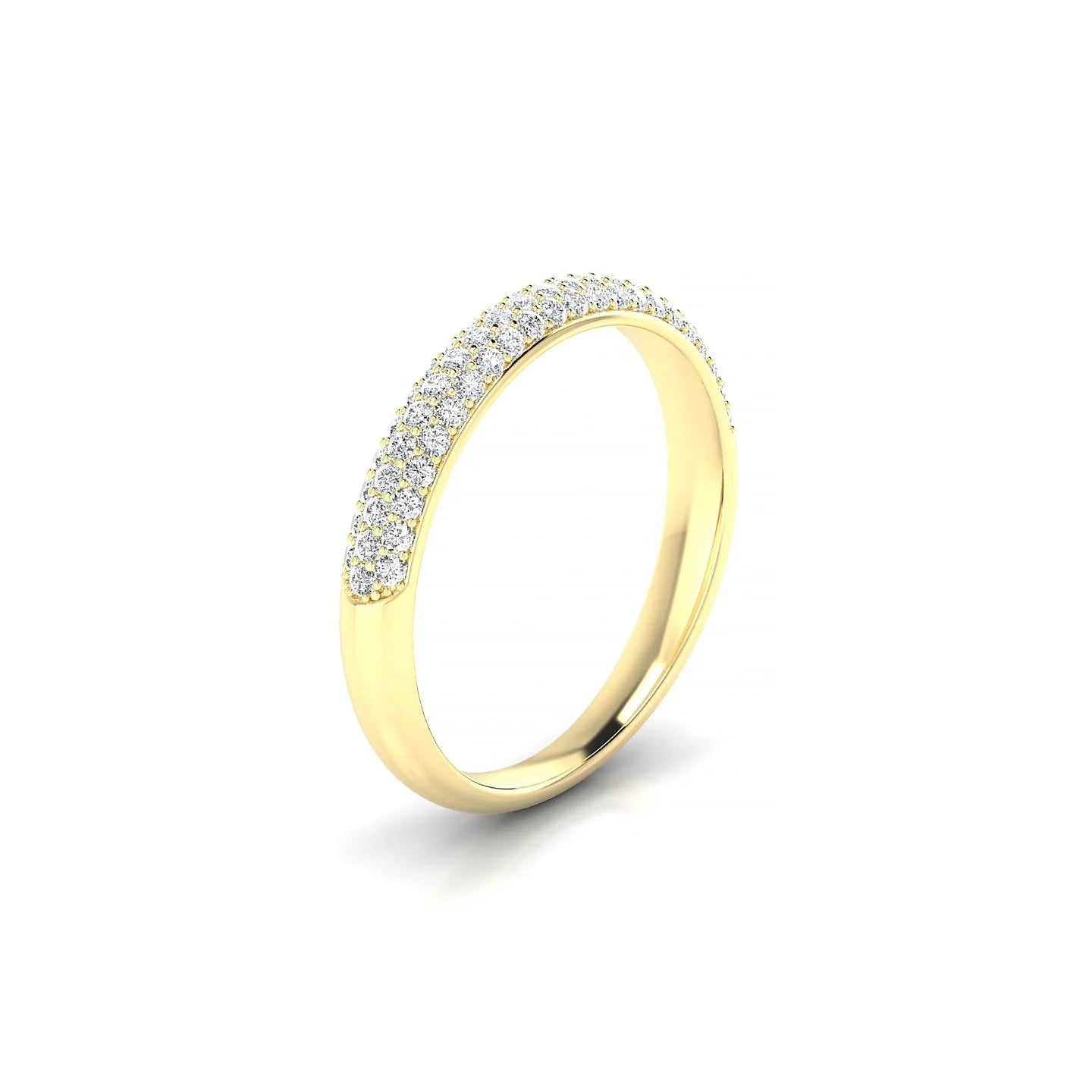 Dawn | 18k Yellow Gold 1.1 mm Round Diamond Ring
