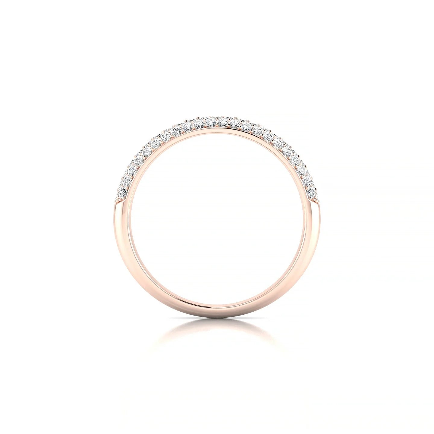 Dawn | 18k Rose Gold 1.1 mm Round Diamond Ring
