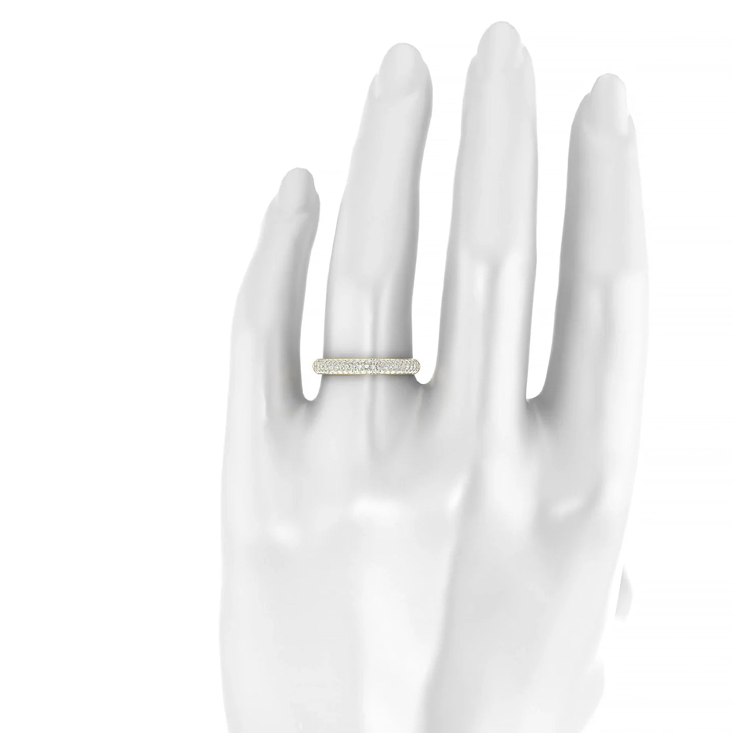 Dawn | 18k Yellow Gold 1.1 mm Round Diamond Ring