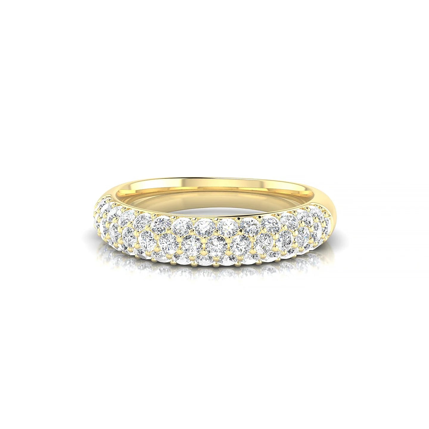 Dawn | 18k Yellow Gold 1.7 mm Round Diamond Ring