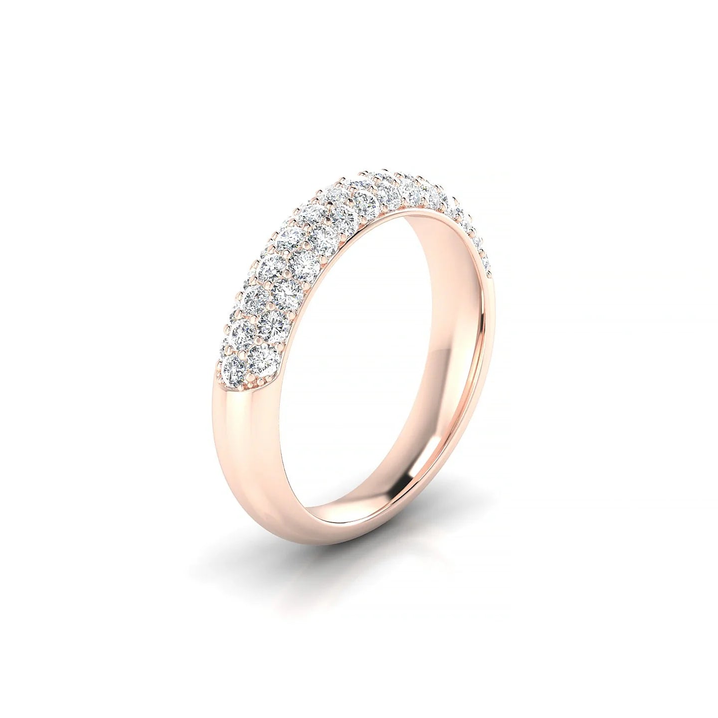Dawn | 18k Rose Gold 1.7 mm Round Diamond Ring