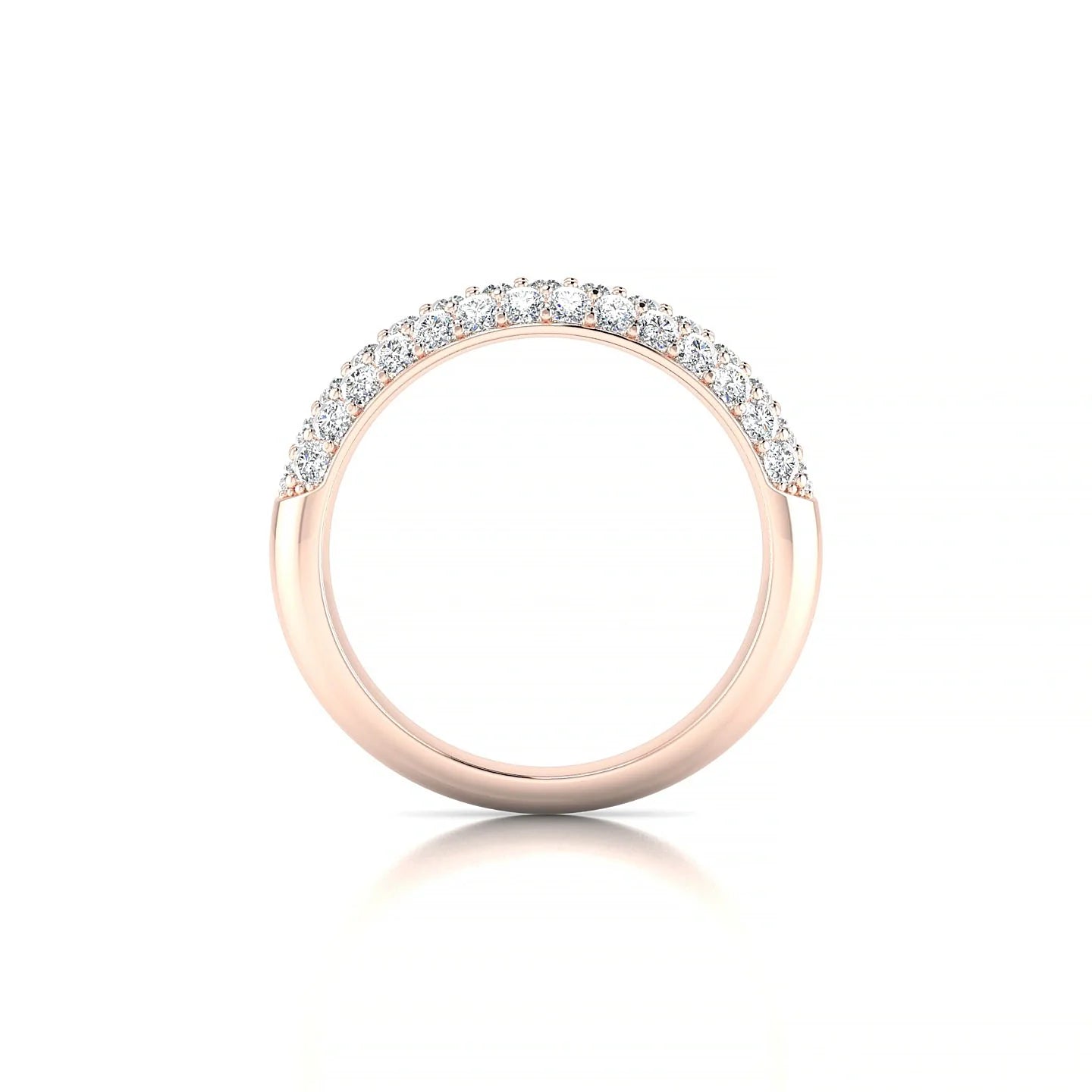 Dawn | 18k Rose Gold 1.7 mm Round Diamond Ring