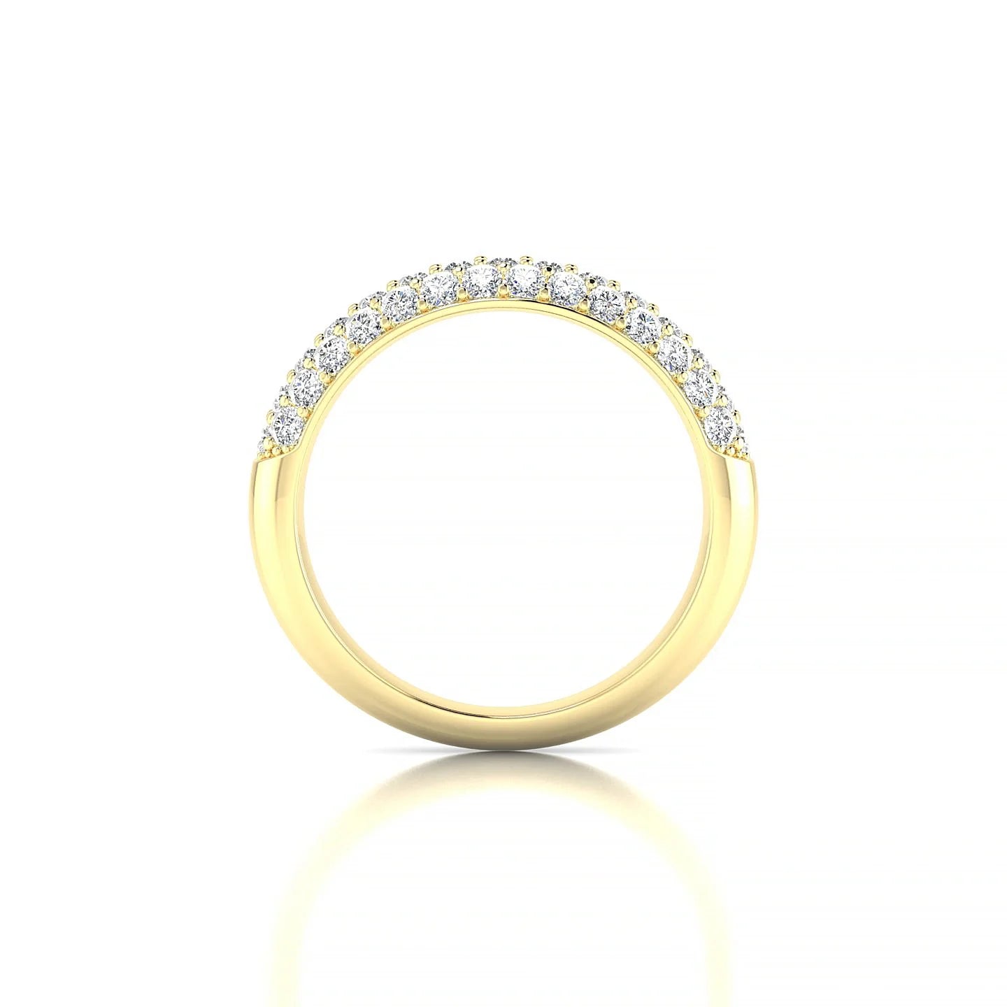 Dawn | 18k Yellow Gold 1.7 mm Round Diamond Ring