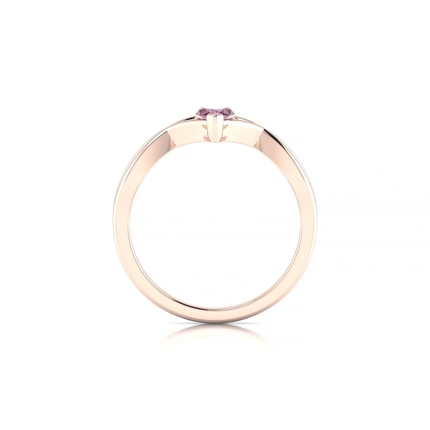 Daze | 18k Rose Gold 8 x 4 mm Marquise Rhodolite Ring