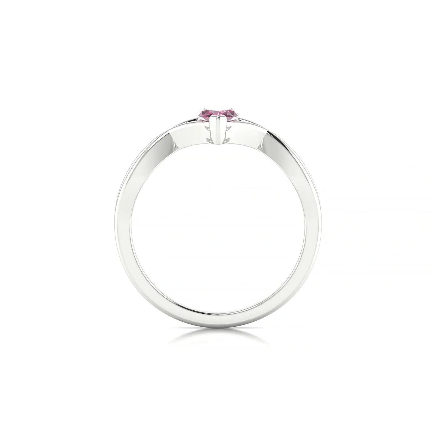 Daze | 18k White Gold 8 x 4 mm Marquise Rhodolite Ring
