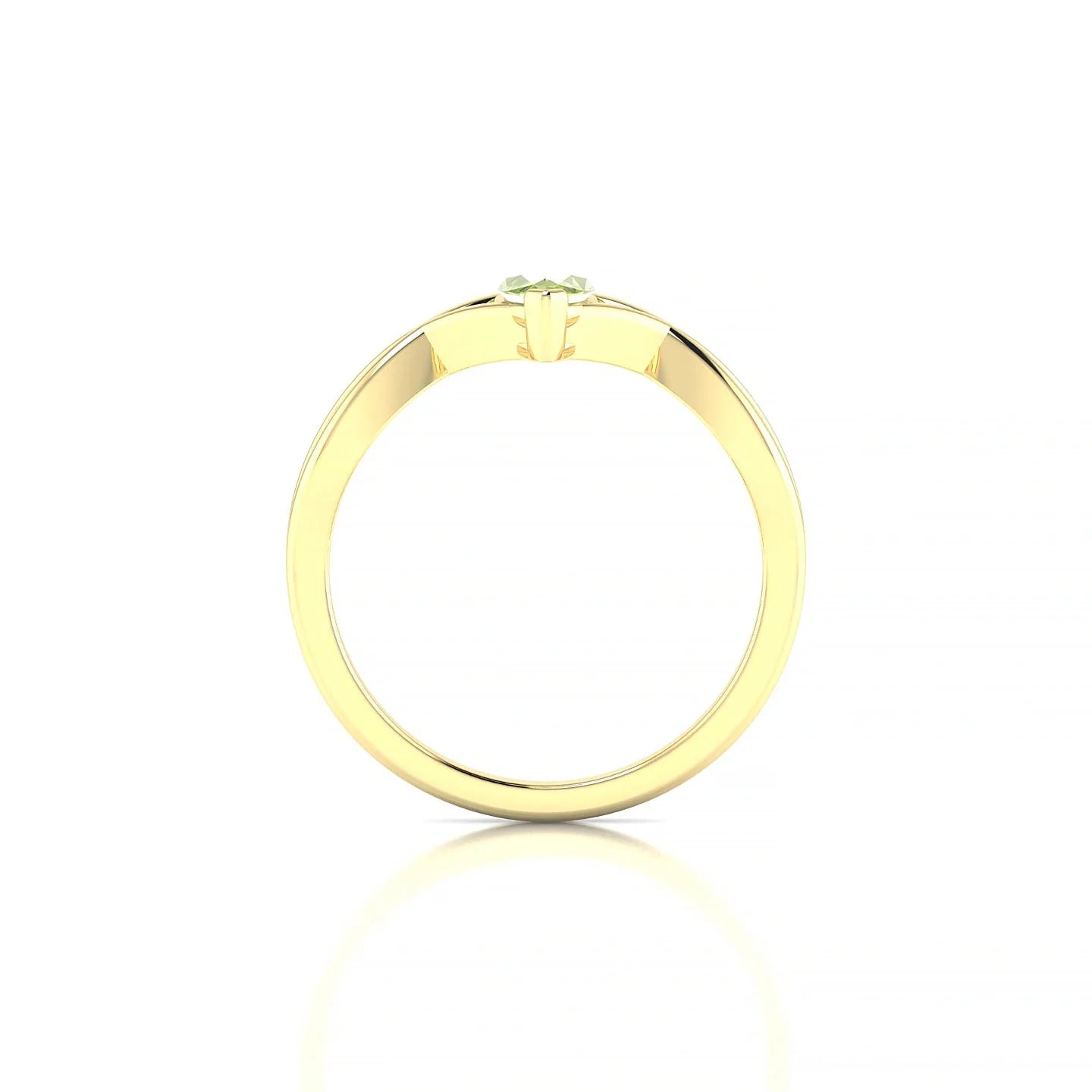 Daze | 18k Yellow Gold 8 x 4 mm Marquise Peridot Ring