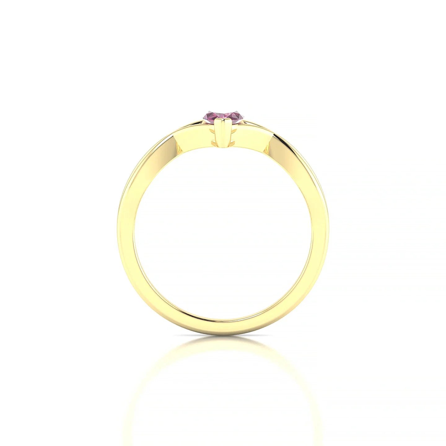 Daze | 18k Yellow Gold 8 x 4 mm Marquise Rhodolite Ring