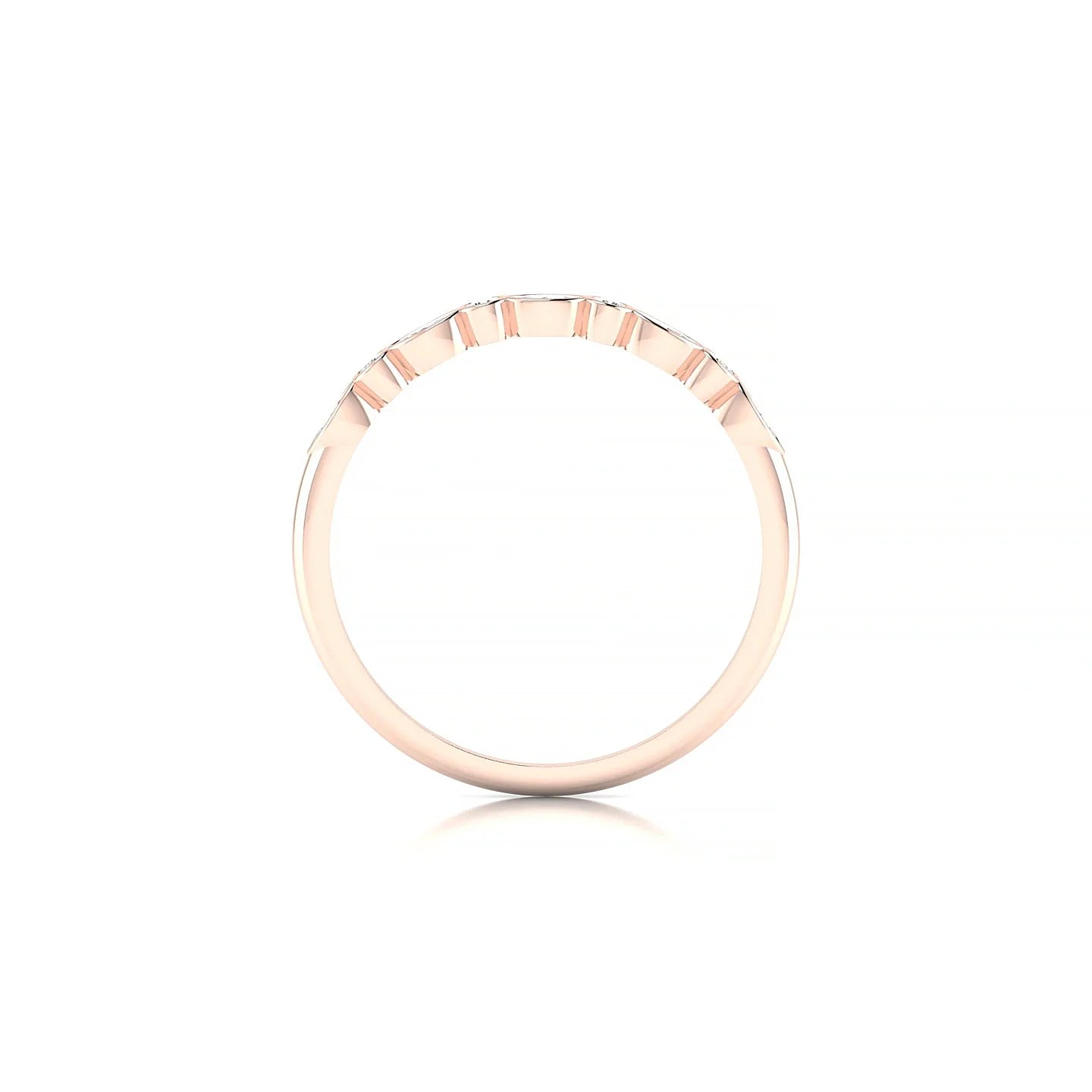 Delight | 18k Rose Gold 3 x 1.5 mm Marquise Diamond Ring