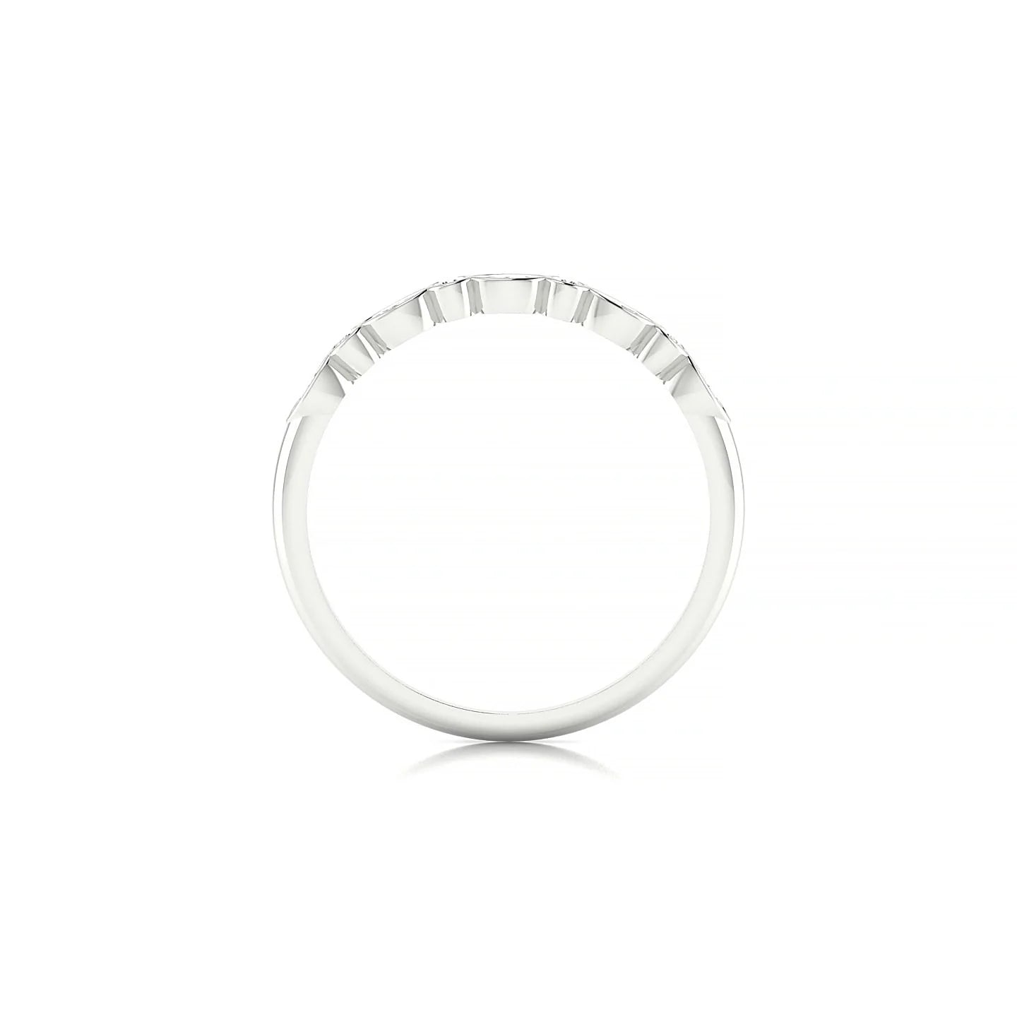 Delight | 18k White Gold 3 x 1.5 mm Marquise Diamond Ring