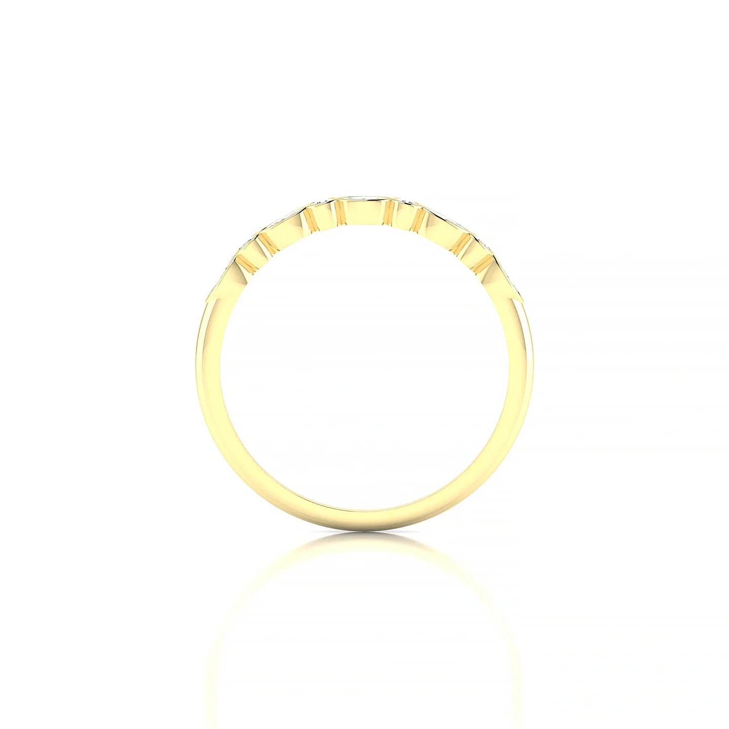 Delight | 18k Yellow Gold 3 x 1.5 mm Marquise Diamond Ring