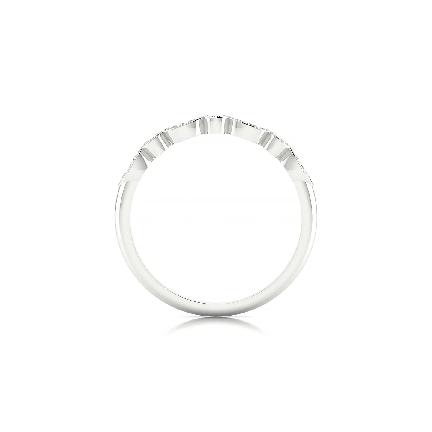 Delight | 18k White Gold 4 x 2 mm Marquise Diamond Ring
