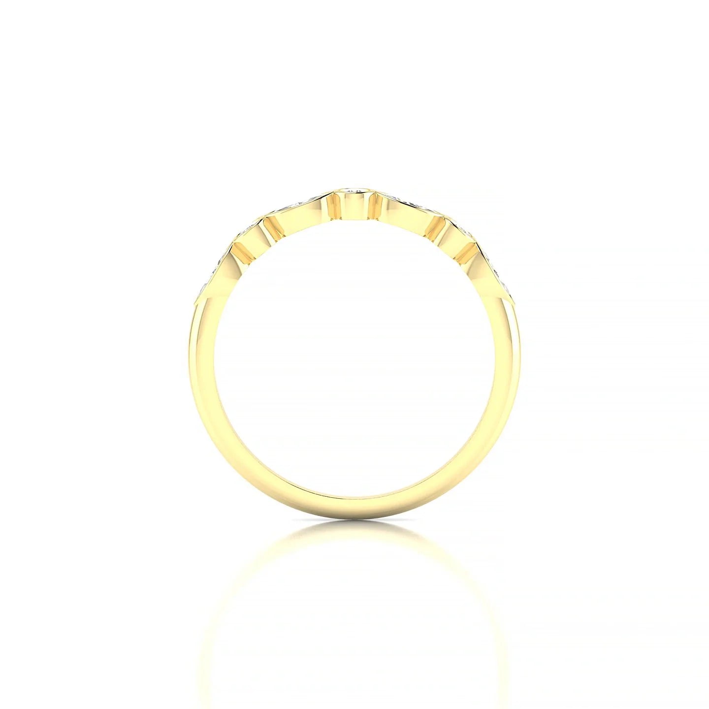 Delight | 18k Yellow Gold 4 x 2 mm Marquise Diamond Ring