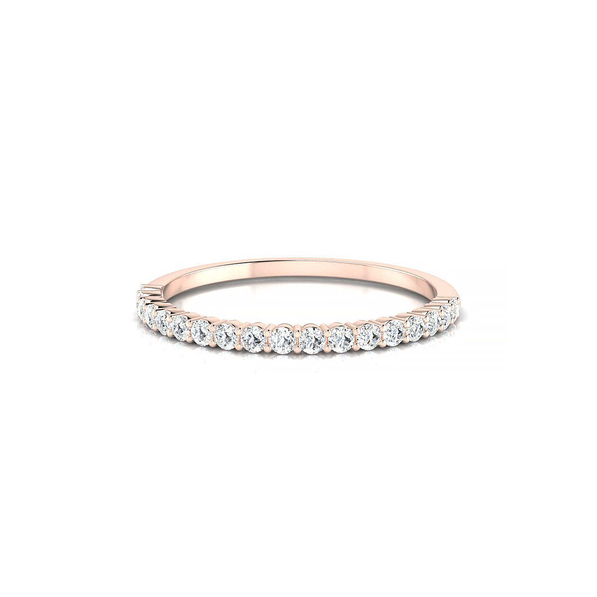Destiny | 18k Rose Gold 1.5 mm Round Diamond Ring